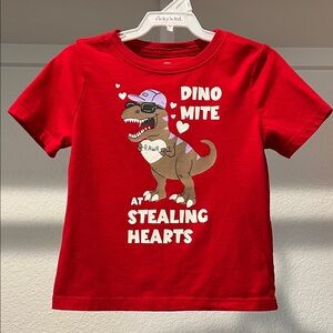 Valentine’s Toddler Dino Shirt